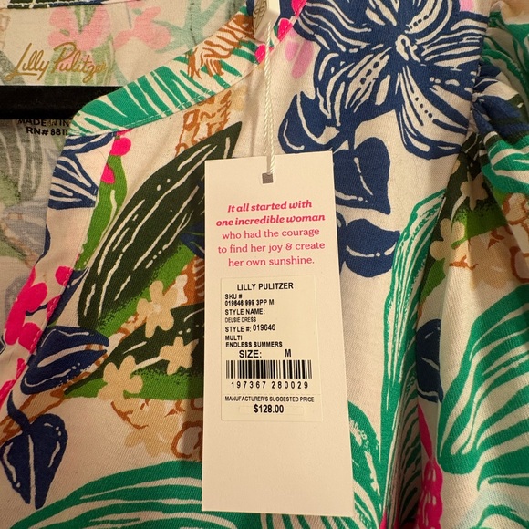Lilly Pulitzer Multicolor Tropical Print Dress - Picture 4 of 6
